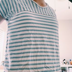 blue striped shirt💙